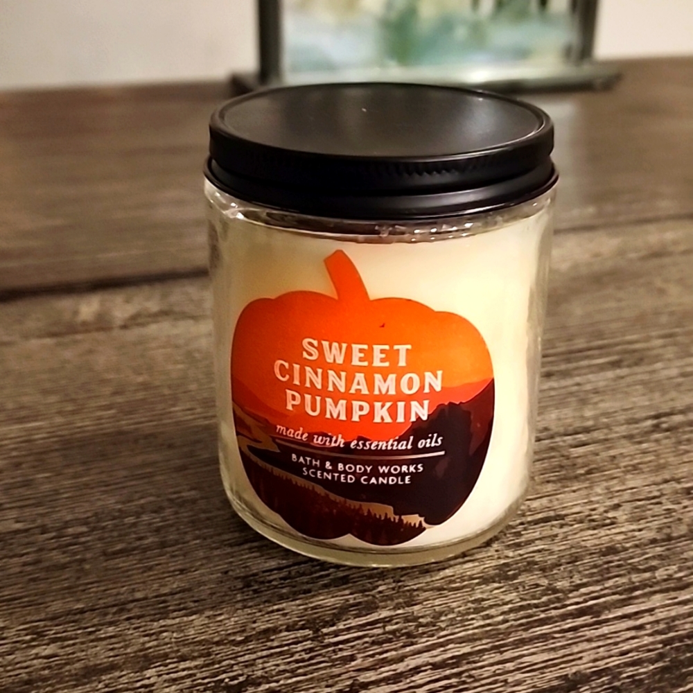 🌟NWT🌟BBW Sweet Cinnamon Pumpkin Single Wick Candle 7oz